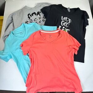 BUNDLE + FREE SHIPPING, Women's Extra Large - Athletic & Casual Tops - 4 pc Lot